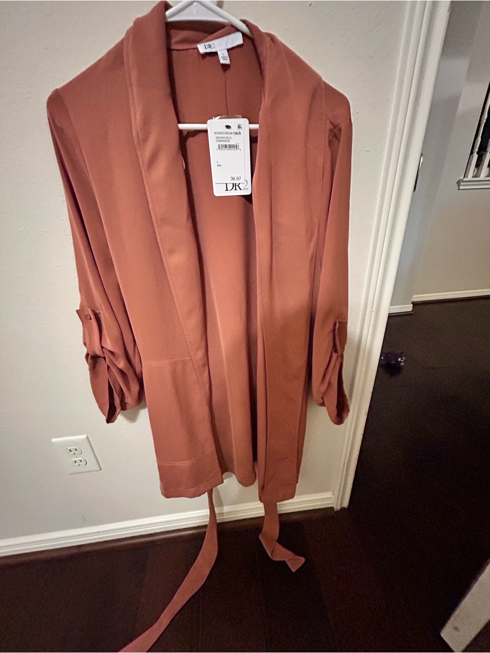 Nordstrom Wrap Blazer in Terracotta